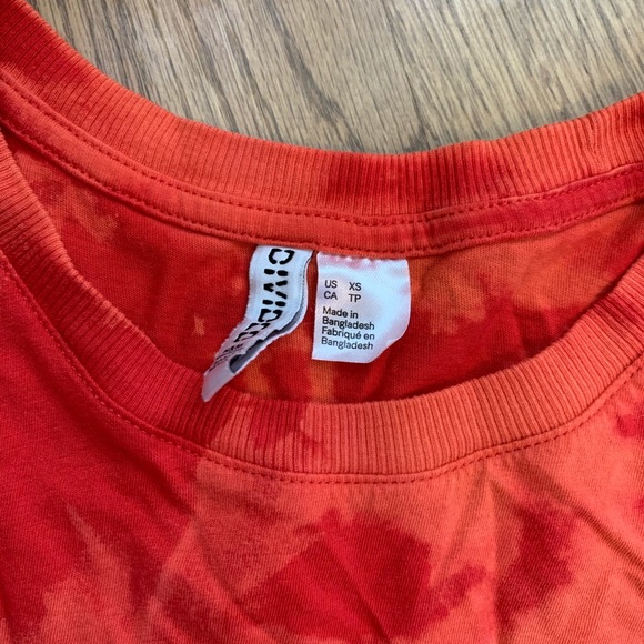 tie dye crop top - Picture 3 of 3